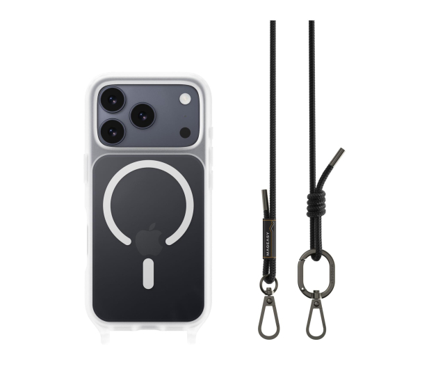 MAGEASY Roam M do iPhone 17 Pro (Transparent/Black ) - 1416033 - zdjęcie